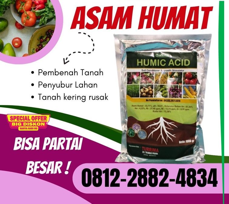 SUBUR! 0812-2882-4834, Distributor Asam Humat Acid Kanigoro, Produsen Asam Humat Untuk Anggur Bojonegoro, Pabrik Asam Humat Humic Acid Bondowoso