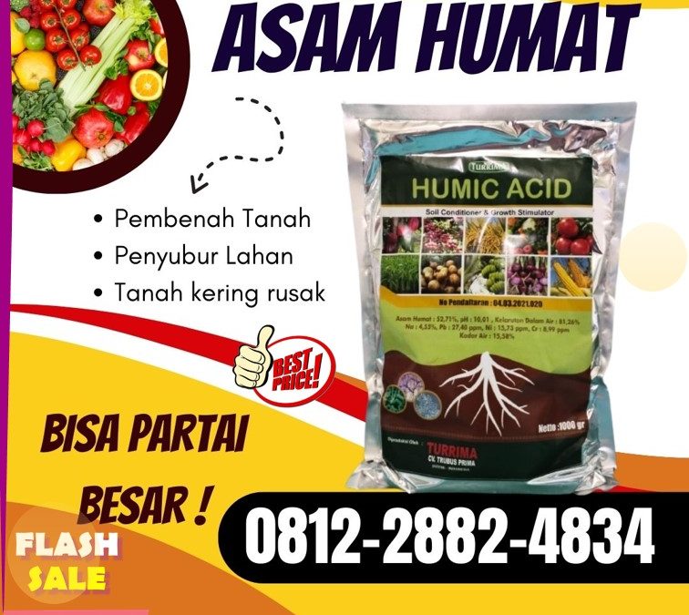 ASLI! 0812-2882-4834, Jual Asam Humat 25 Kg Kediri, Supplier Asam Humat Organik Kota Blitar, Suplier Asam Humat Pembenah Tanah Kota Madiun