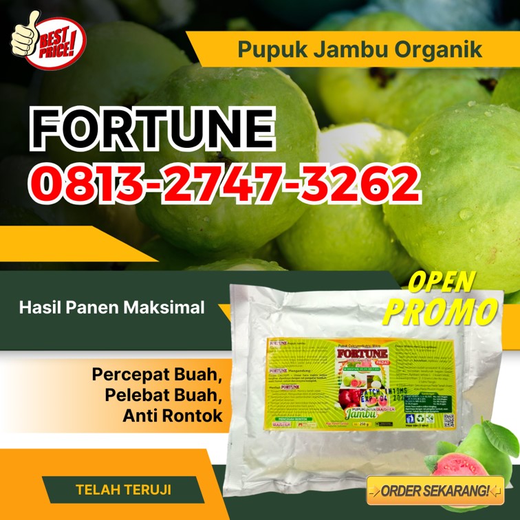 JUAL Pupuk Buah Jambu Keritang, GROSIR Pupuk Buat Jambu Air Kuala Indragiri, Pupuk Buah Jambu Madu Mandah