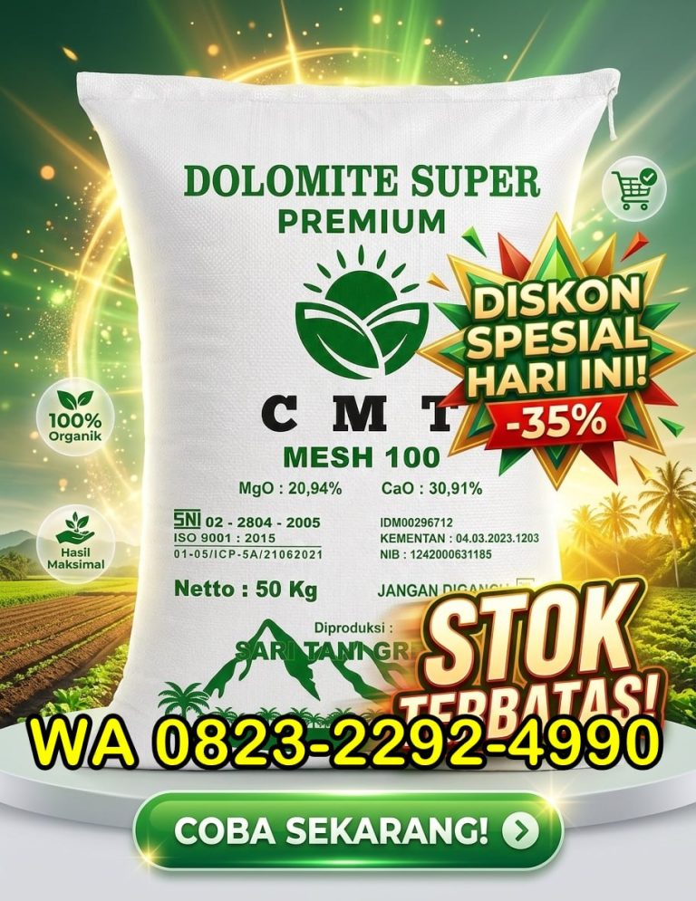 TERBUKTI!!! TELP! 0823-2292-4990, PRODUSEN Pupuk dolomit untuk kentang Kapuas, TOKO Pupuk dolomit untuk durian Palangkaraya