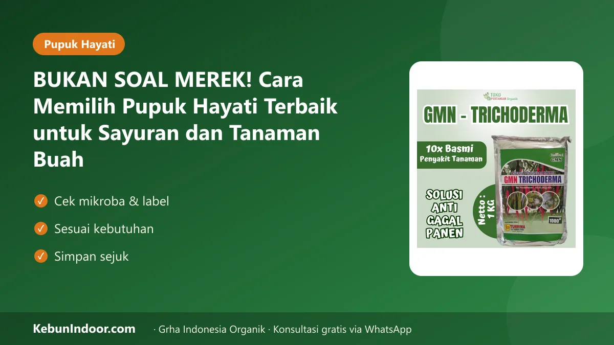 Pupuk hayati terbaik