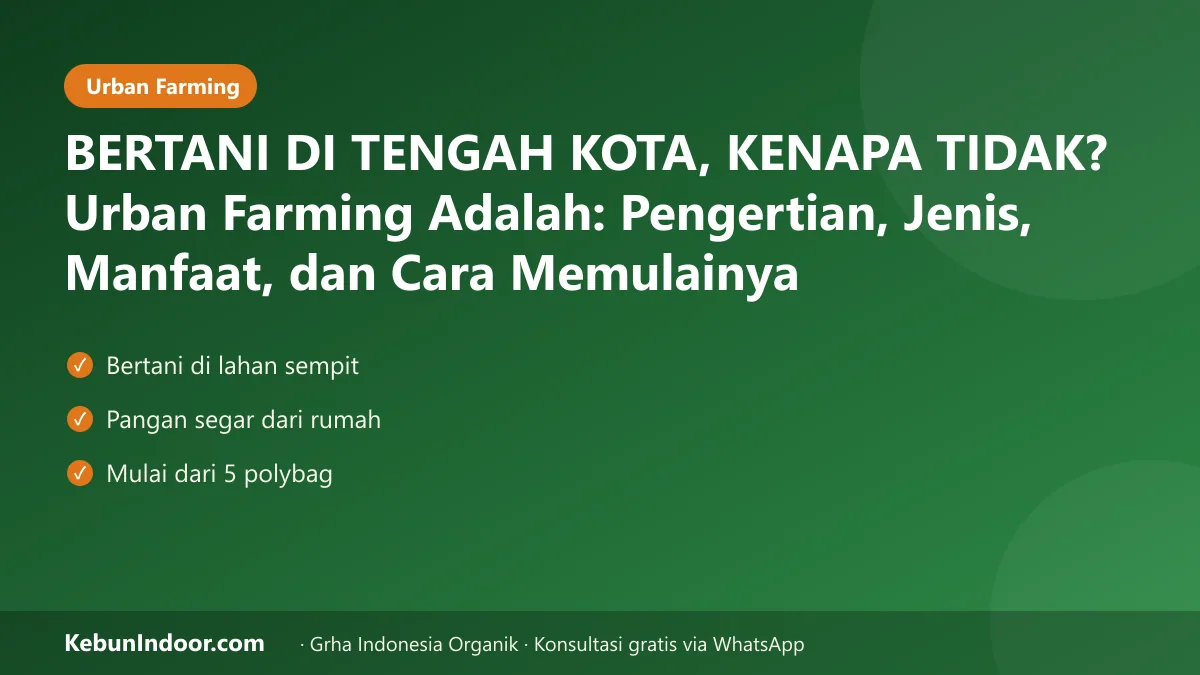 Urban farming adalah